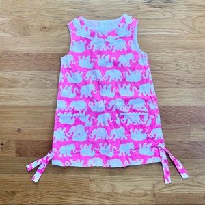 Lily Pulitzer pink elephant shift dress - Size 3